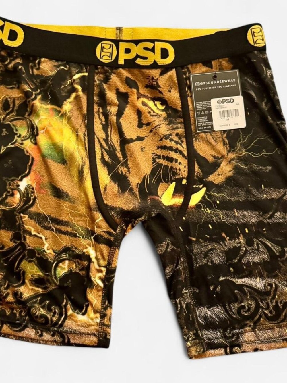 NWT PSD Boxer Briefs Thunderkat Tiger Lightning M
